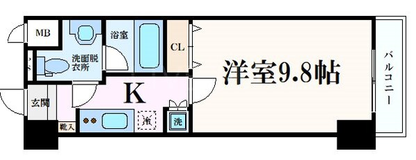 クリスタルグランツ京都高辻の物件間取画像